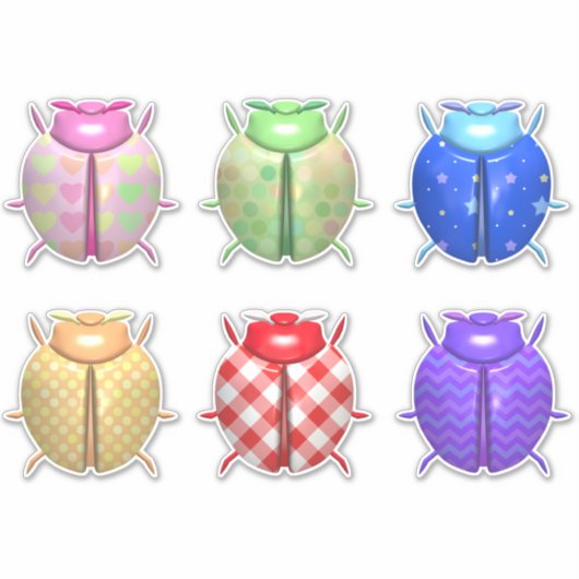 Sticker Ladybug motif mignon (Devant)