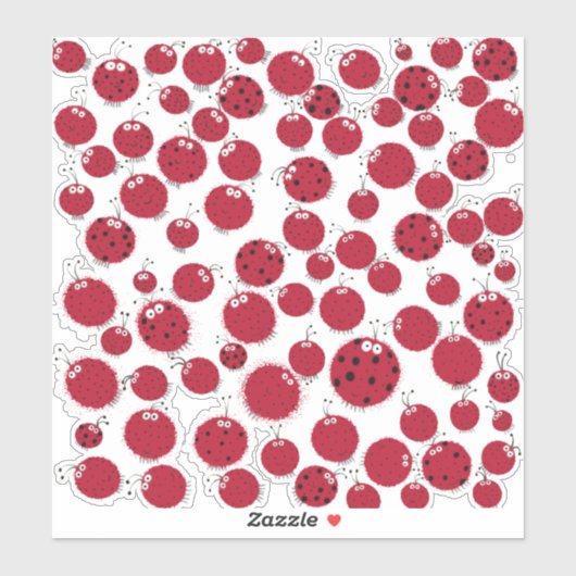 Sticker Ladybug Shindig (Feuille)