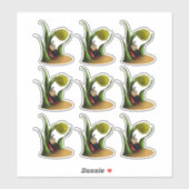 Sticker Ladybugs et Dandelions (Feuille)