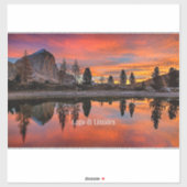 Sticker Lago di Limides, Lac Limides, Italie (Feuille)