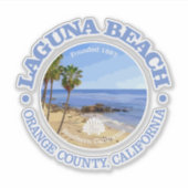 Sticker Laguna Beach (C) (Devant)