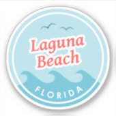 Sticker Laguna Beach Floride (Devant)