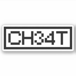 STICKER LAISSER CHAUFFER