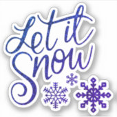Sticker laissez-le coller à neige (Devant)
