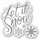 Sticker laissez-le coller à neige (Devant)