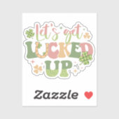 Sticker Laissons-nous chanceler (Feuille)