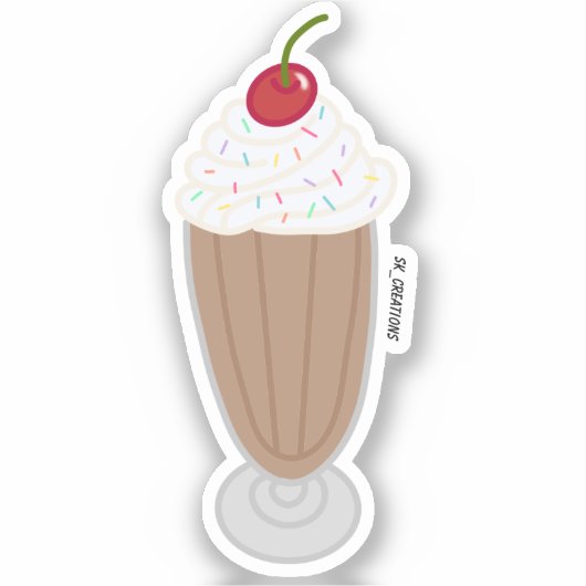 Sticker Lait au chocolat (Recto)