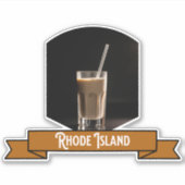 Sticker Lait de café Rhode Island (Devant)