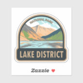Sticker Lake District National Park Wasdale Head England (Feuille)