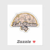 Sticker Lake Havasu City, Arizona (Feuille)