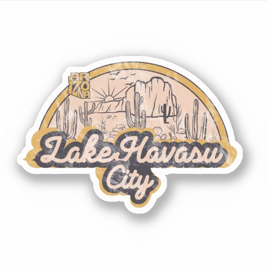 Sticker Lake Havasu City, Arizona (Devant)