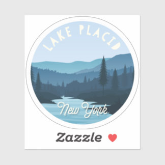 Sticker Lake Placid, New York Paysage