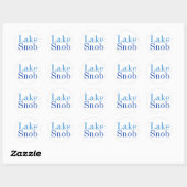 Sticker Lake Snob — plaisir et plage (Feuille)
