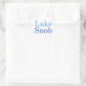 Sticker Lake Snob — plaisir et plage (Sac)