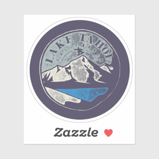 Sticker Lake Tahoe (Feuille)