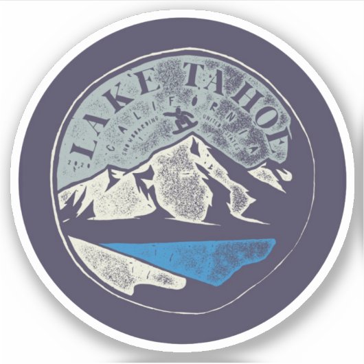 Sticker Lake Tahoe (Devant)