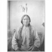 Sticker Lakota Leader assis Bull Amérindien (Devant)