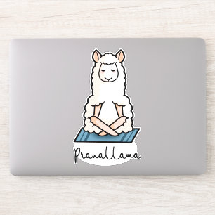Sticker Lama de yoga - Pranallama