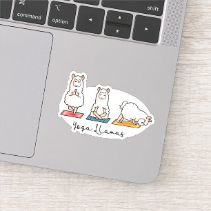 Sticker Lamas de yoga