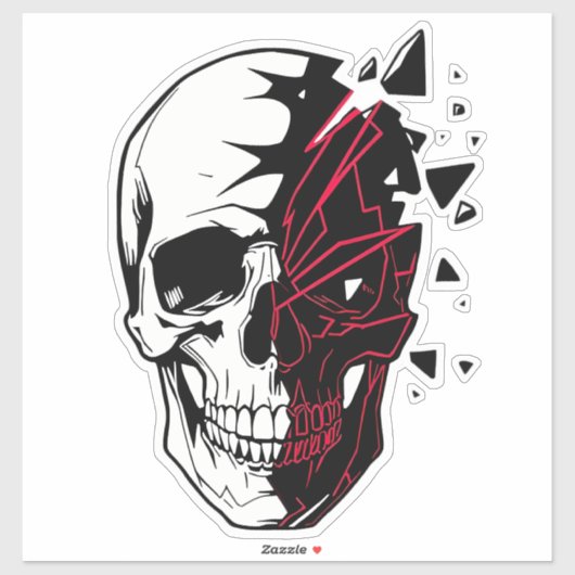 Sticker L'Âme Fêlée (Feuille)