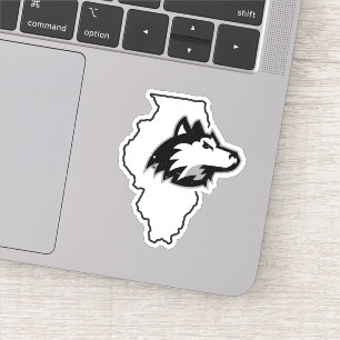 Sticker L'Amour de l'État de NIU Huskies