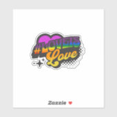 Sticker L'amour est amour v2 (Feuille)