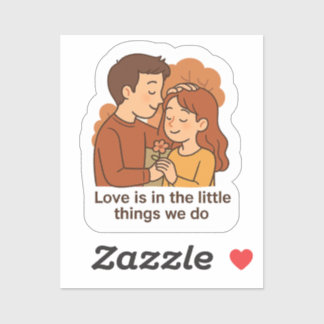 Sticker L'Amour Est Dans Les Petites Choses