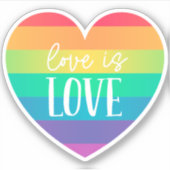 Sticker L'amour est l'amour (Devant)