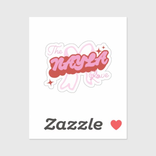 Sticker L'amour NAYLA (Feuille)
