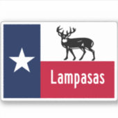 Sticker Lampasas Texas (Devant)