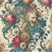 Sticker L'anarchie de l'Arcane - Coussin floral gothique (Devant)