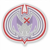 Sticker Lance de l'ange déchu Graphique Ondulations (Devant)