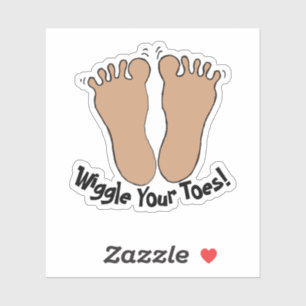 Sticker Lance tes orteils