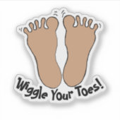 Sticker Lance tes orteils (Devant)