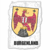 Sticker Land de Burgenland Autriche (Devant)