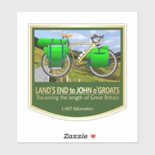 Sticker Lands End to John oGroats (bike2)