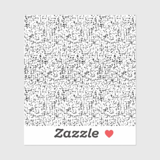 Sticker langage Design Onze (Feuille)