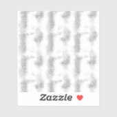 Sticker Langue Conception Quatorze (Feuille)