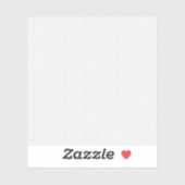 Sticker Langue Conception Vingt-neuf (Feuille)