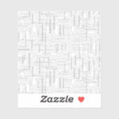 Sticker Langue Design Trente-deux (Feuille)