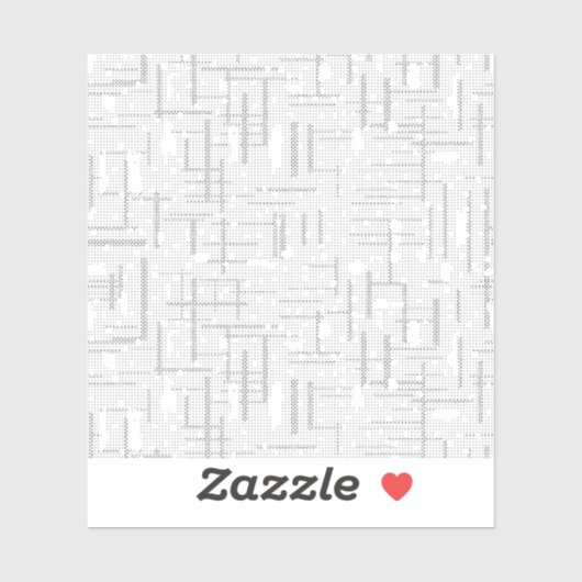 Sticker Langue Design Trente-deux (Feuille)