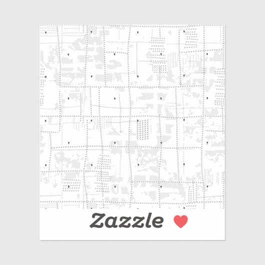 Sticker Langue Design Trente-quatre (Feuille)