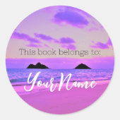 Sticker Lanikai Sunrise Book (Devant)