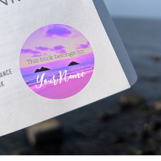 Sticker Lanikai Sunrise Book