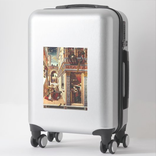 Sticker L'Annonciation, avec Saint Emidius (Sur valise)
