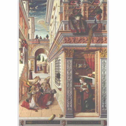 Sticker L'Annonciation, avec Saint Emidius (Devant)