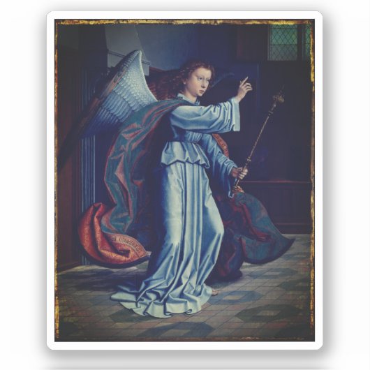 Sticker L'Annonciation - par Gerard David, 1506 (Recto)