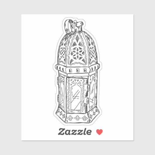 Sticker Lanterne (Feuille)