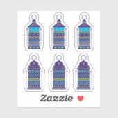 Sticker Lanternes Ramadan (Feuille)