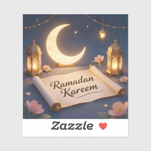 Sticker Lanterns Of Blessing - Square Vinyl  (Feuille)